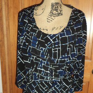 Easy to Wear Faux Wrap  Dress